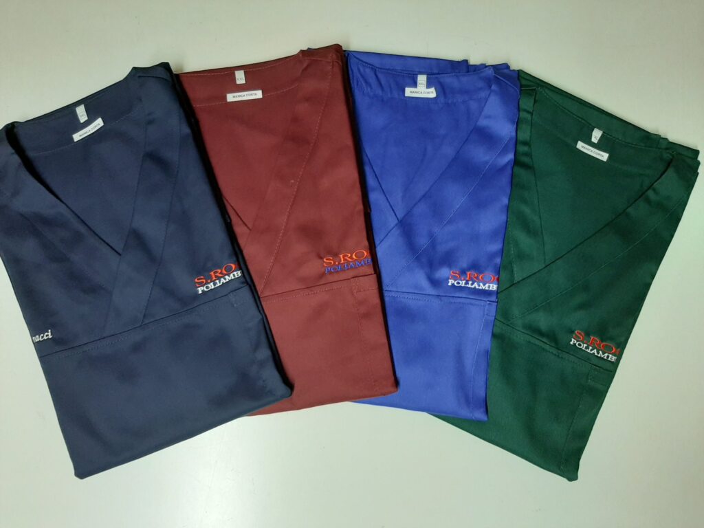 casacche unisex con logo ricamato