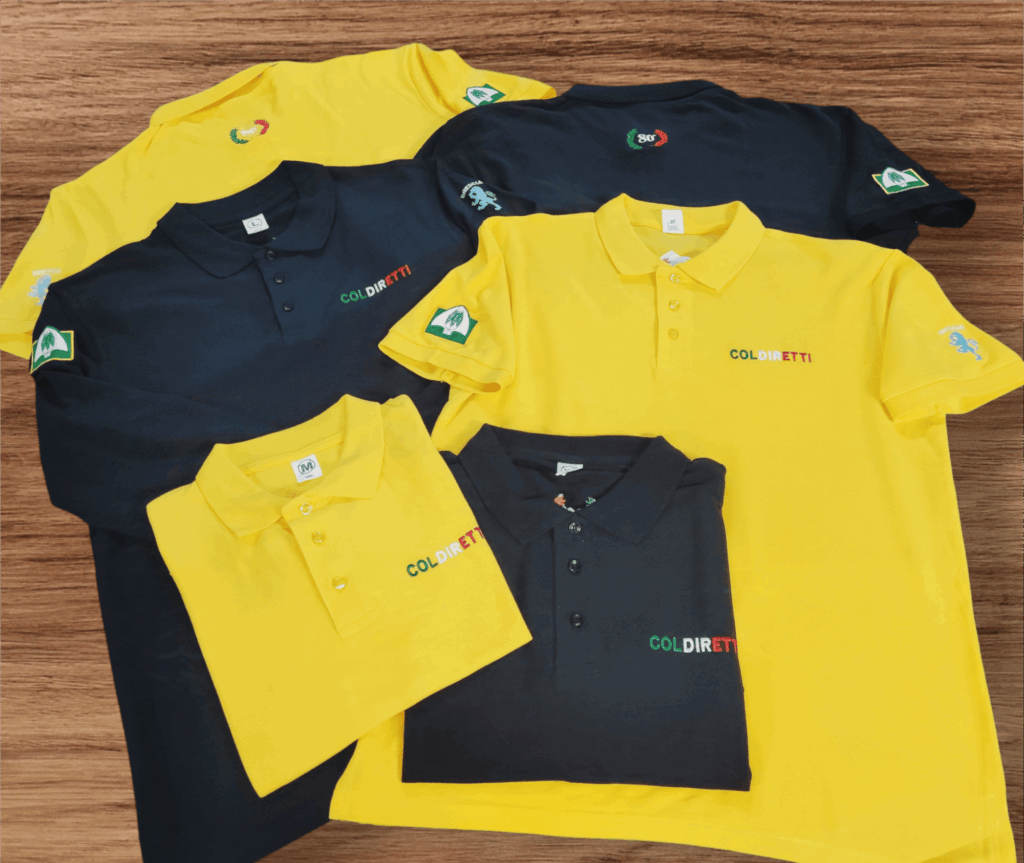 Polo manica corta e lunga personalizzate con loghi ricamati